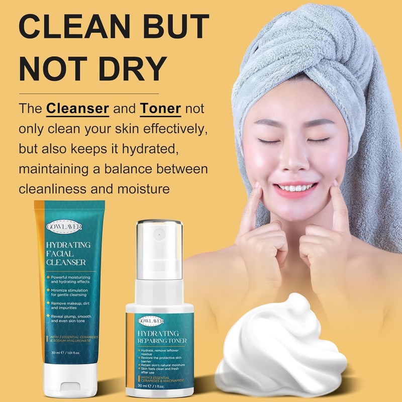GOWLAVER Deep Hydration & Repairing Skin Care Set - Image 3